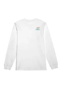 Long Sleeve Splash Graphic T-Shirt