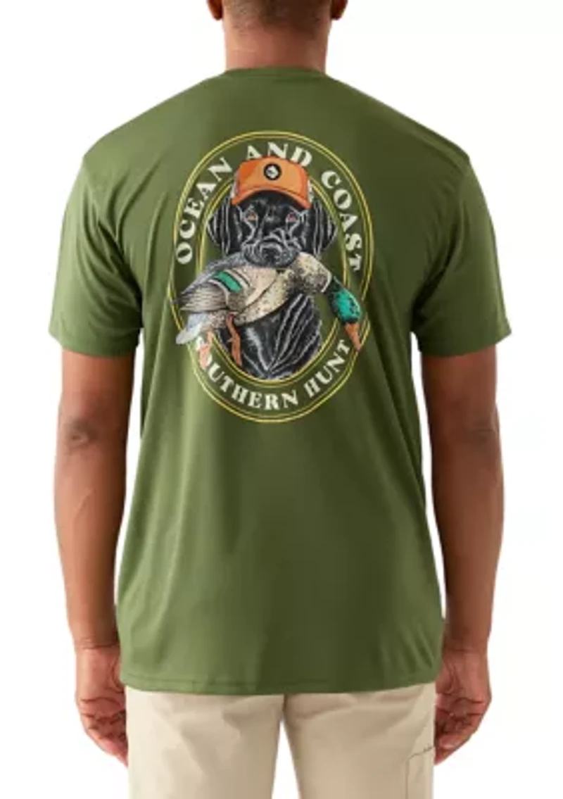 Men's Hunting Dog Short Sleeve Graphic T-Shirt
