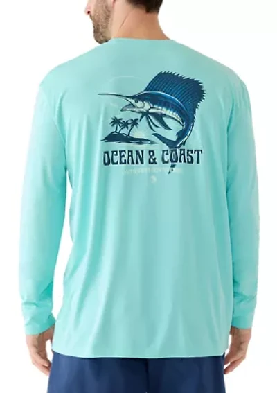 Men's Vibes Long Sleeve Graphic Shirt