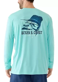 Men's Vibes Long Sleeve Graphic Shirt