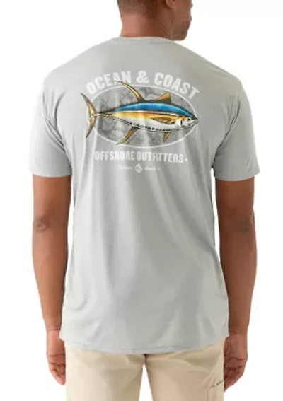 Men's Fish Short Sleeve Graphic T-Shirt