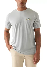 Men's Fish Short Sleeve Graphic T-Shirt