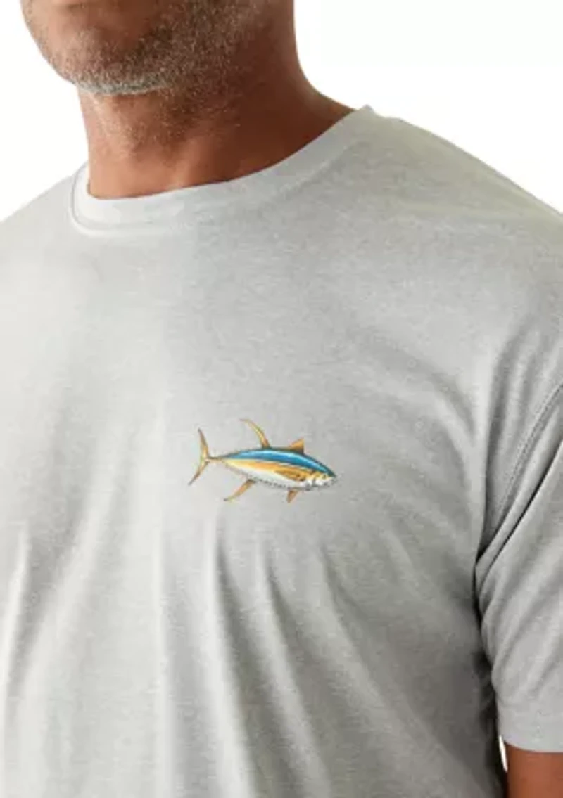Men's Fish Short Sleeve Graphic T-Shirt