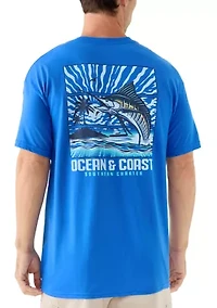 Men's Panels Graphic Short Sleeve T-Shirt