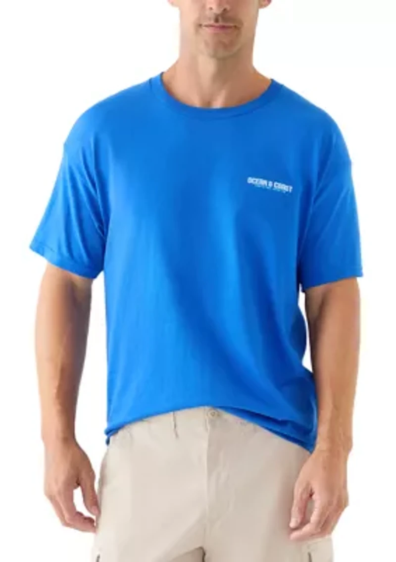 Men's Panels Graphic Short Sleeve T-Shirt