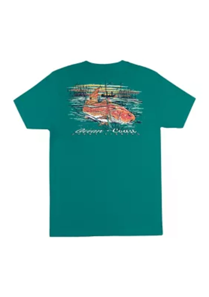 Men's Short Sleeve Redfish T-Shirt