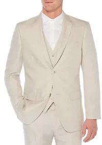 Linen Cotton Herringbone Jacket
