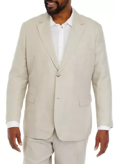 Big & Tall Linen Suit Jacket