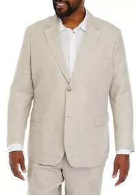 Big & Tall Linen Suit Jacket