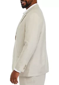 Big & Tall Linen Suit Jacket