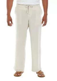 Big & Tall Drawstring Linen Pants