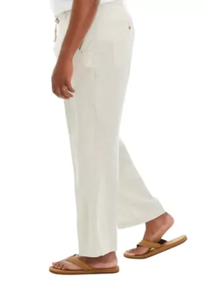 Big & Tall Drawstring Linen Pants