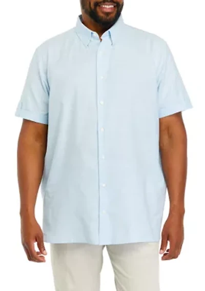 Big & Tall Dobby Textured Shirt