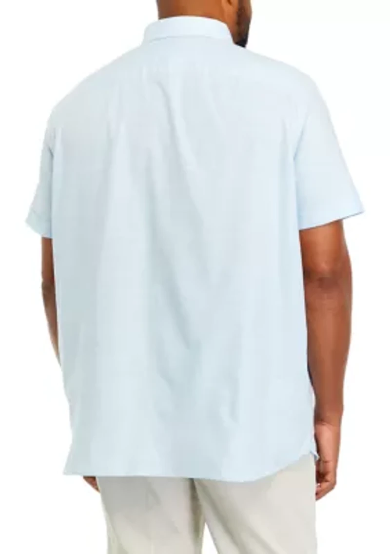 Big & Tall Dobby Textured Shirt