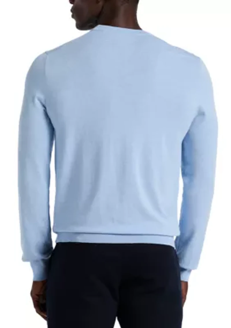 Men's Long Sleeve Tech Crew Neck Sweater