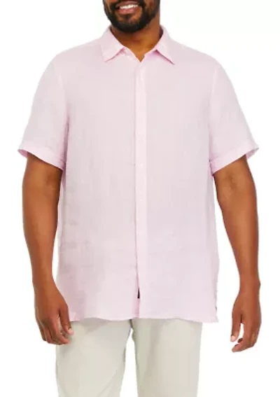 Big & Tall Solid Linen Shirt