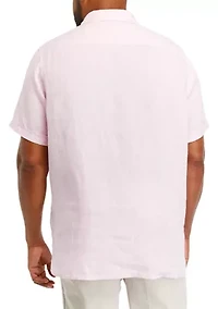 Big & Tall Solid Linen Shirt