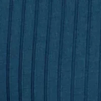 Men's Vertical Ribbed Knit Polo Shirt