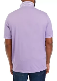 Big & Tall Short Sleeve Solid Polo Shirt
