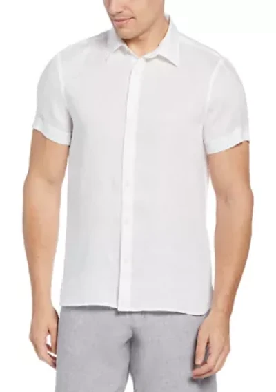 Big & Tall Solid Linen Shirt