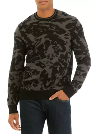 Men's Printed Crew Neck Sweatshirt