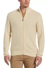 Men's Long Sleeve Full Zip Sweater