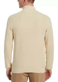 Men's Long Sleeve Full Zip Sweater