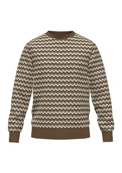 Men's Geometric Pattern Sweater