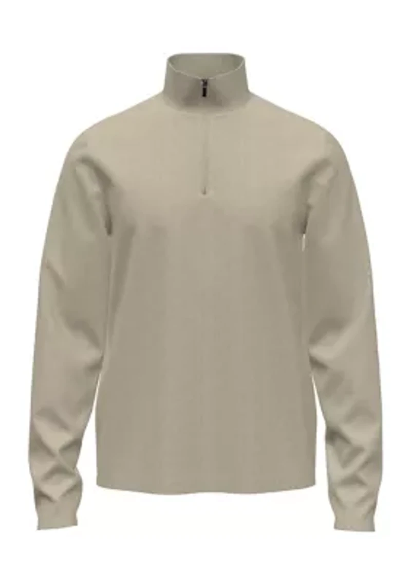Men's Quilted Quarter Zip Pullover
