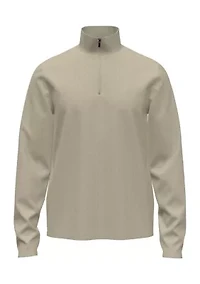 Men's Quilted Quarter Zip Pullover