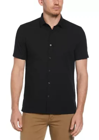 Men's Solid Dobby Shirt