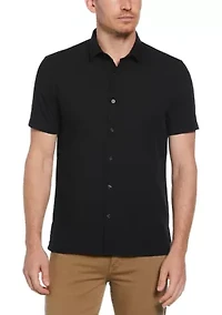 Men's Solid Dobby Shirt