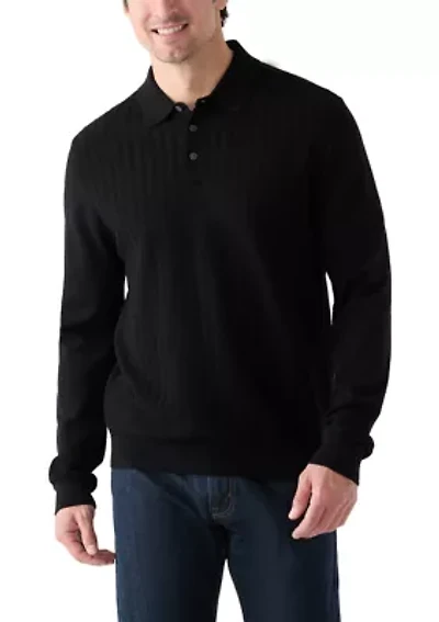 Long Sleeve Tech Polo Shirt