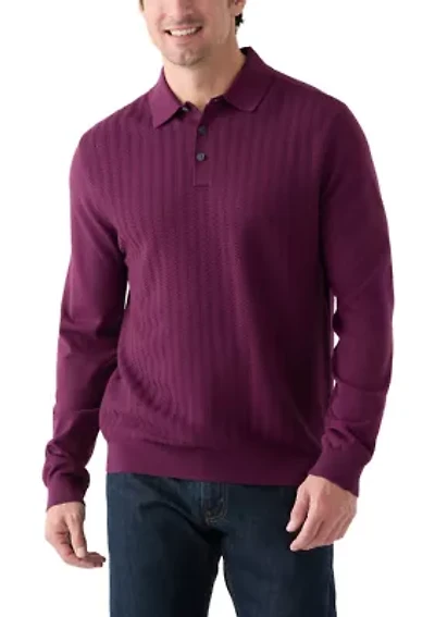 Long Sleeve Tech Polo Shirt