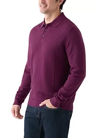 Long Sleeve Tech Polo Shirt