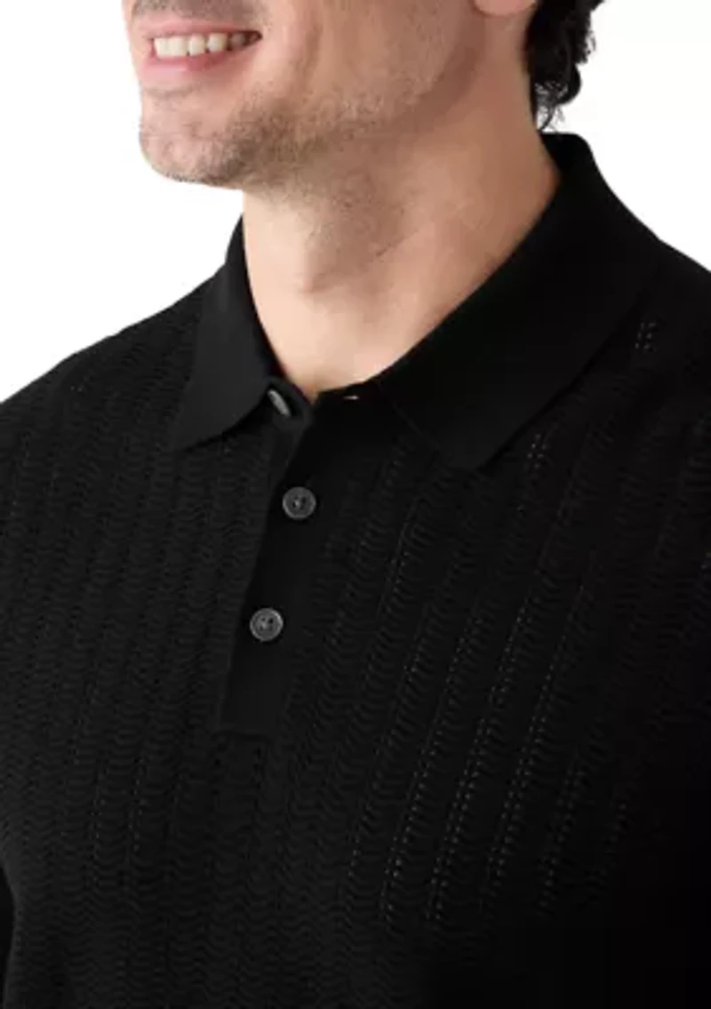 Long Sleeve Tech Polo Shirt