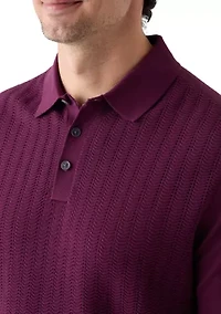 Long Sleeve Tech Polo Shirt