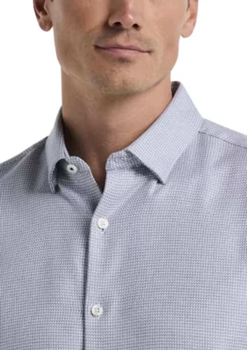 Men's Herringbone Dobby Button Down Shirt