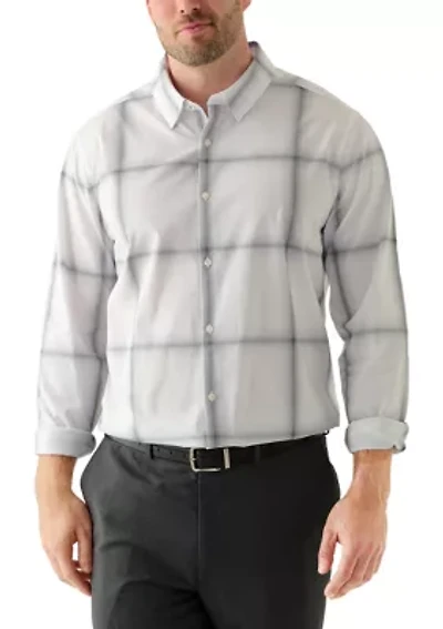 Big & Tall Ombré Plaid Shirt