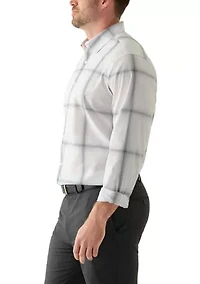 Big & Tall Ombré Plaid Shirt