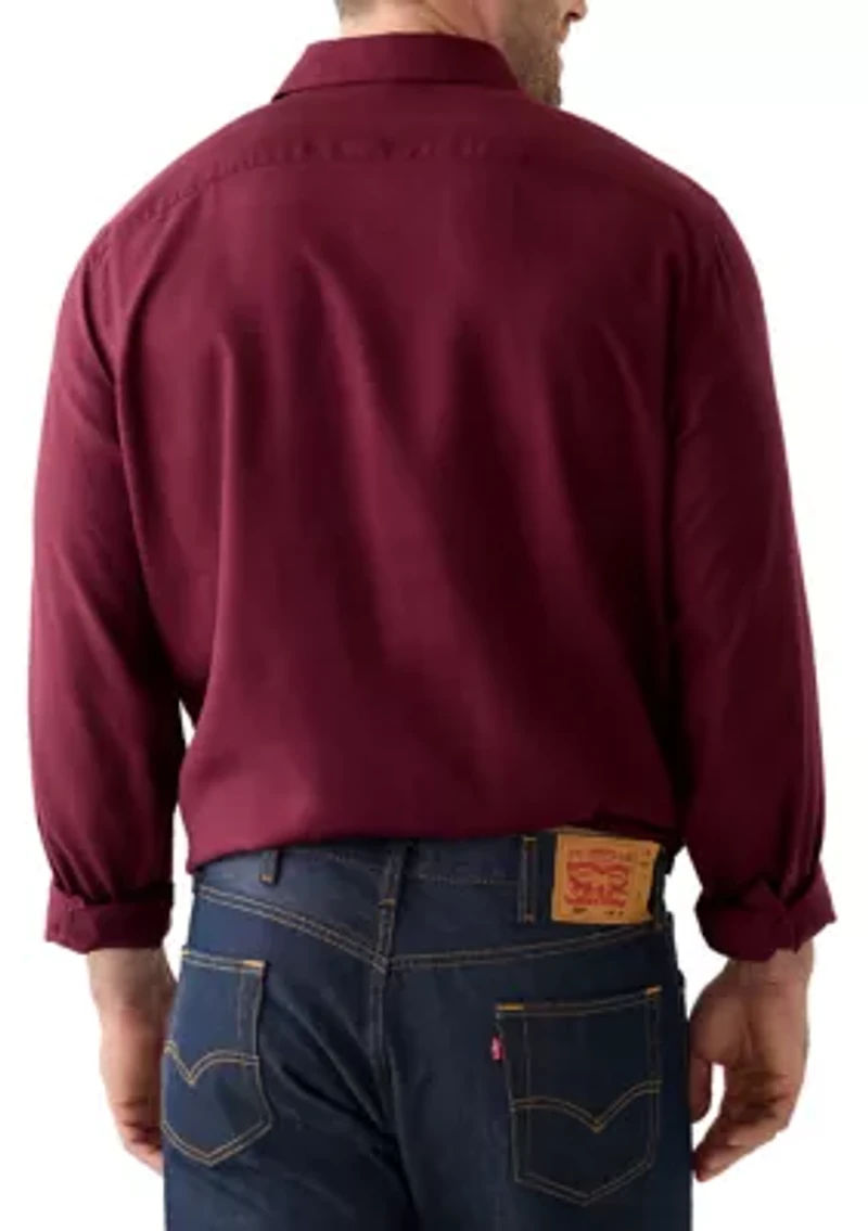 Big & Tall Twill Dress Shirt