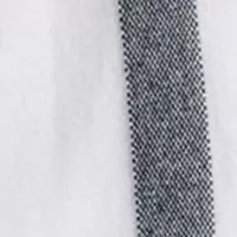 Tech Stripe Zip Polo Shirt