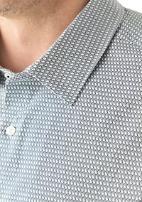 Big & Tall Long Sleeve Geometric Print Shirt