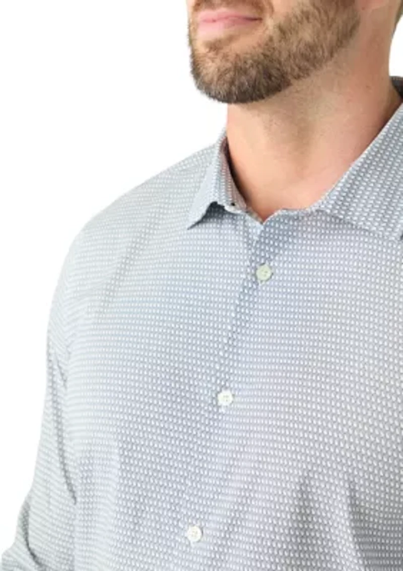 Big & Tall Geometric Printed Shirt
