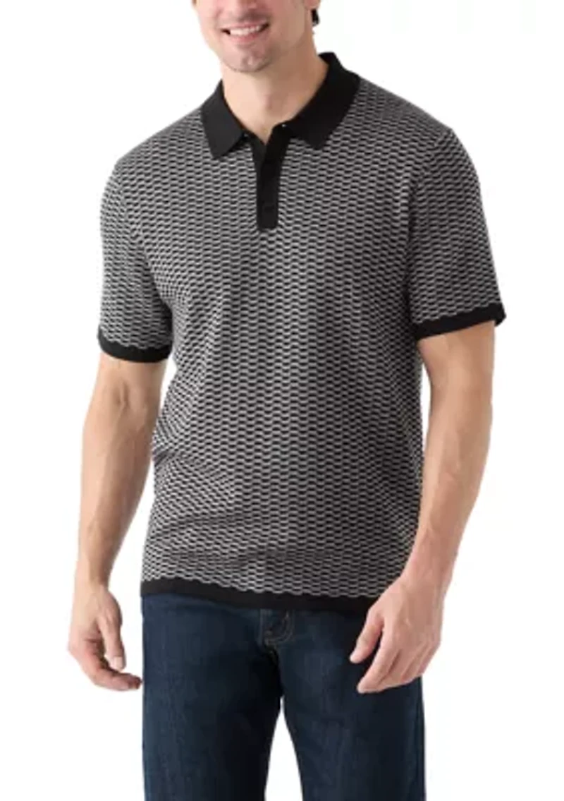 Men's Button Polo Sweater