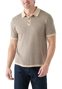 Men's Button Polo Sweater