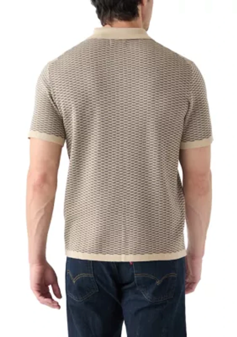 Men's Button Polo Sweater