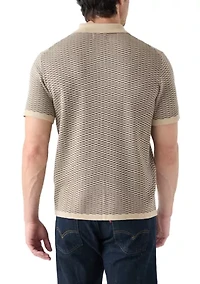 Men's Button Polo Sweater