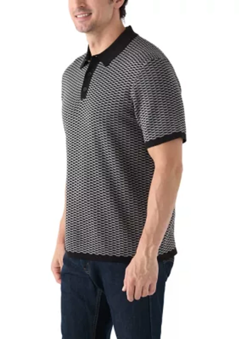 Men's Button Polo Sweater
