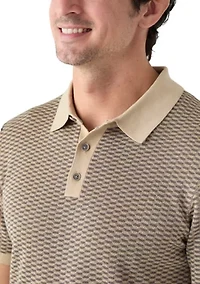Men's Button Polo Sweater